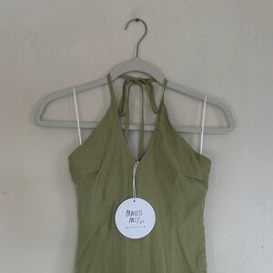 NWT Princess Polly Green Halter Dress